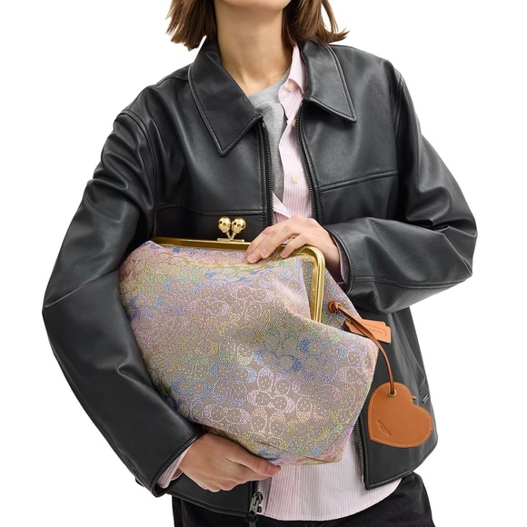 COACH
Kisslock Frame Medium Crystal Signature Jacquard Hobo Bag - Picture 5 of 12